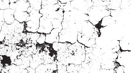 Distressed Cracked Paint Grunge Texture Overlay