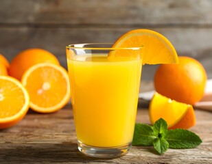 Fototapeta premium fresh orange juice