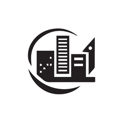 city buildings vector illustration