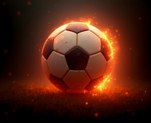 Naklejka premium balompié, bailes, balón, deporte, fuego, juego, gol, llama, negro, ilustración, equipo, vector, objeto, mundial