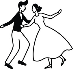 bride and groom silhouettes