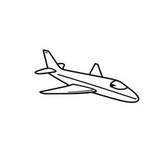 airplane with transparent background PNG and JPEG image	