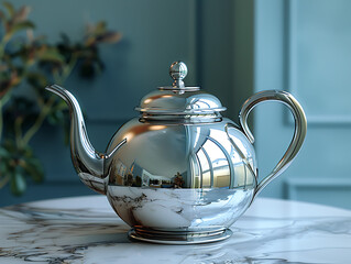 teapot and cup