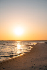 sunset over the sea, Pensacola Beach, Florida