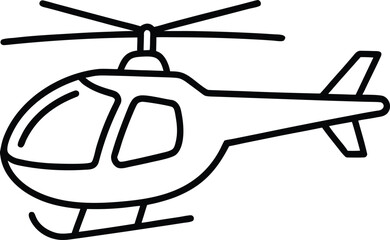 military helicopter vector illustration