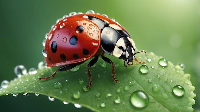 ladybug on a leaf