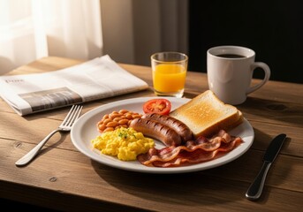 Classic Western Breakfast Set