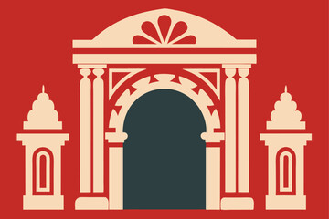 Fototapeta premium archway-entrance-with-carved-reliefs-- (1).eps