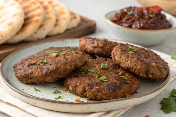 Chapli Kebab Spicy Minced Meat Patties Recipe