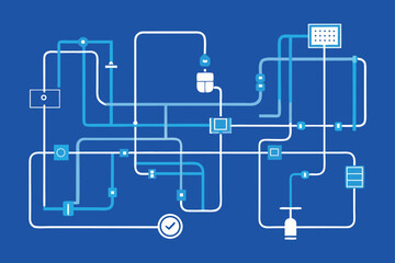 blueprint-showing-plumbing-and-wiring-paths-- (1).eps