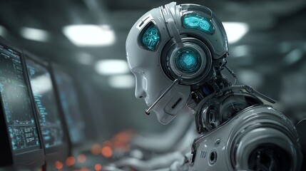 Fototapeta premium AI systems allow better SLA compliance by prioritizing time-sensitive issues.