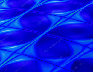Fluid Iridescent Pattern in Blue Holographic Style

