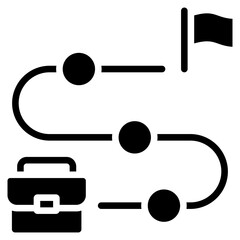 Business Roadmap Icon