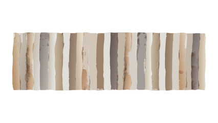 Abstract neutral tone wood panel texture isolated on white background, a versatile backdrop for graphic design and artistic projects with a rustic touch