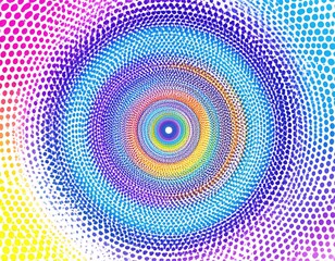 Flat design spiral circle set
4