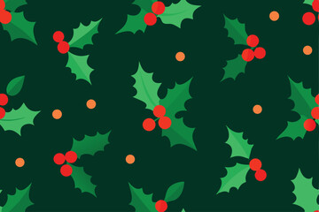 seamless pattern with christmas balls