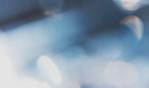Blurred plain blue gradient with light noise effect. Background for designers.