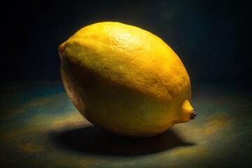 Single Lemon Still Life