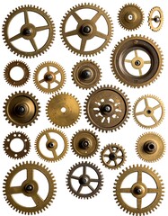 Collection of antique gears