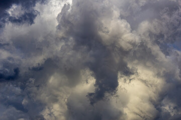 beautiful big clouds in the sky