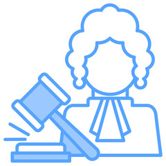 Judge Blue Icon
