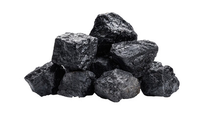 Fototapeta premium Dark gray rocks piled high
