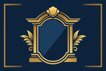 gilded mirror frame and molding of neoclassical de (1).eps