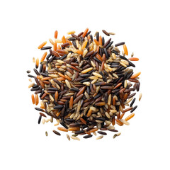Obraz premium Heap of Mixed Wild Rice Grains