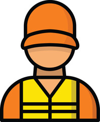  Sanitation Workers lineal color icon