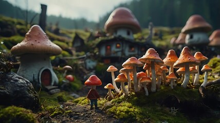 group of mushrooms