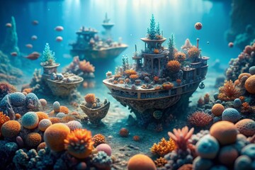 Underwater Fantasy Coral City