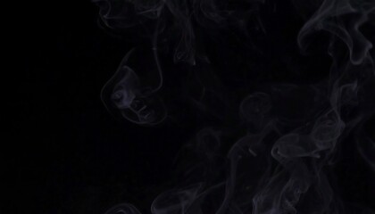 Obraz premium Abstract smoke patterns on dark background (1)