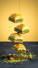 Floating Deconstructed Baklava