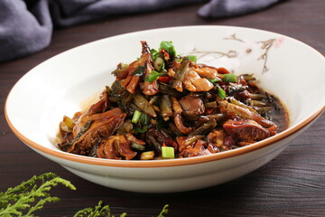 Chinese cuisine, Cantonese cuisine, pickle river clam meat