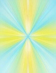 Obraz premium Radiant, pastel burst