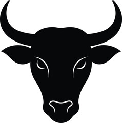Bull Head Silhouette