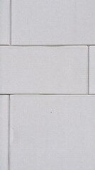 Naklejka premium White concrete brick wall texture or background for interior or exterior design and decoration.