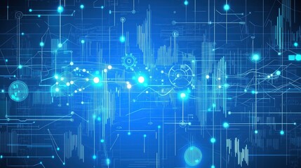 Abstract digital technology background