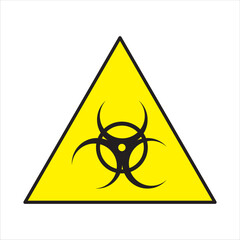 Biological Hazard Symbol - Yellow Triangle

Caution Biohazard Ahead

Medical Waste Warning Sign

Contamination Risk Sign