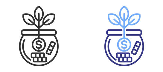 Micro Saving icon color