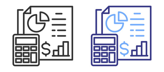 financial Planning icon color