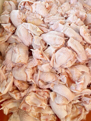 chicken wings in the package