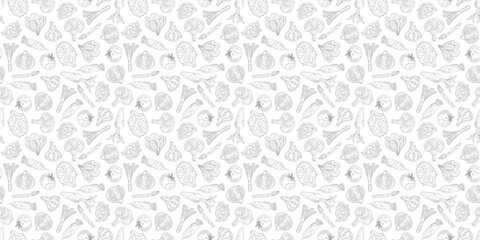 Fresh vegetables pattern background. healthy food background. healthy food pattern. Seamless background pattern of vegetables. salad pattern background.