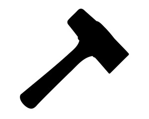 Construction tools silhouette, Tools icon vector