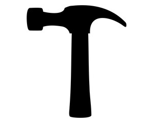 Construction tools silhouette, Tools icon vector