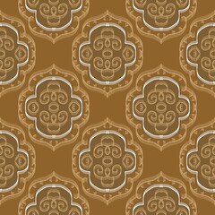 pattern batik flower damask ethnic boho ikat texture tribal geometric background