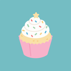 Cake pattern, exquisite vector pattern.