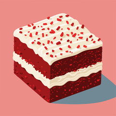 Cake pattern, exquisite vector pattern.