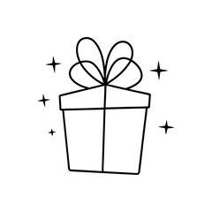 ethereal white with clean gift illustrations