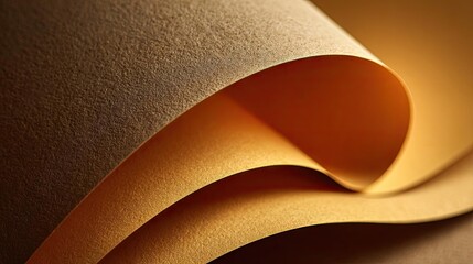 Dull tone for retro vintage paper concept. Close-up of elegant textured paper with warm golden hues.